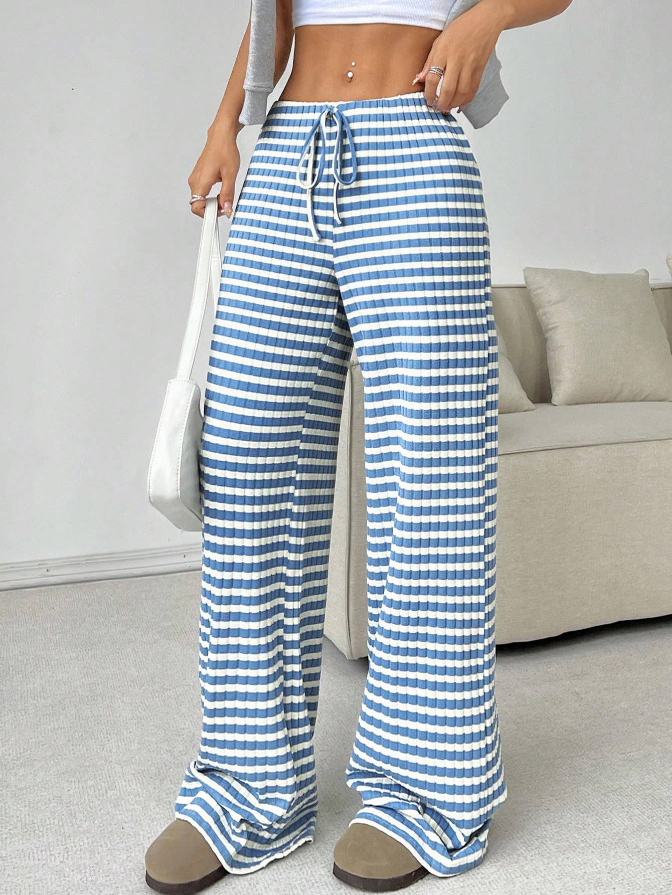 Cozy Stripe Lounge Pants