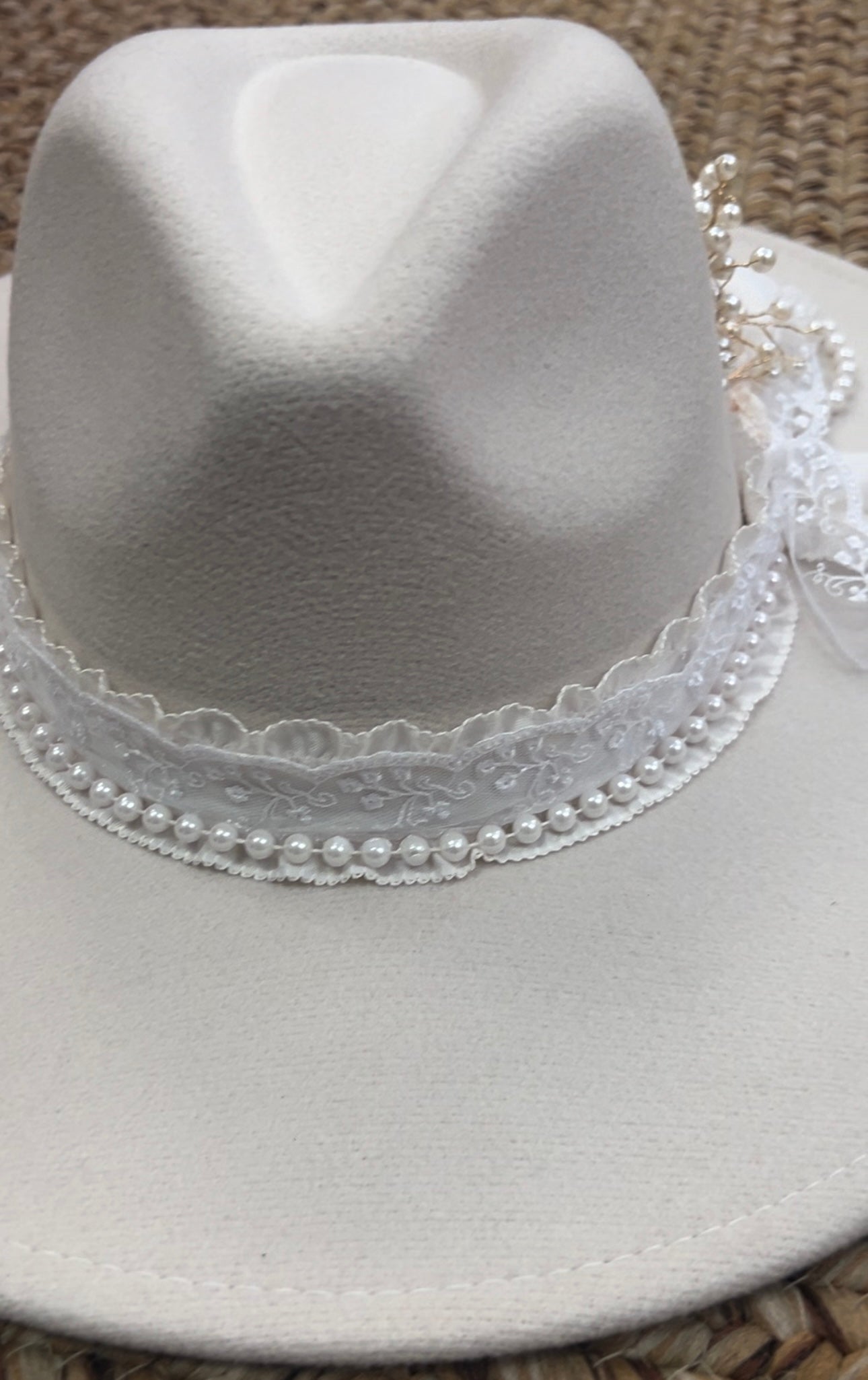 Custom BRIDE Flat Brim Hat