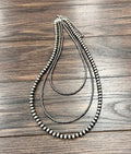 Handmade 30" Navajo Bead Necklace (PRE🤍ORDER)