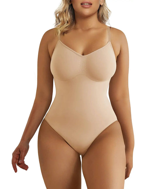 Tummy Control Shapewear  Seamless Thong Bodysuit