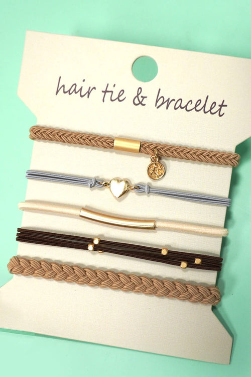 BOHO KNOT BRACELET HAIR TIES