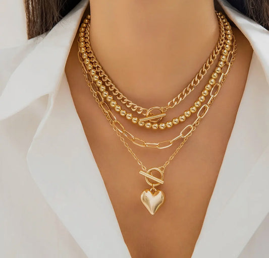 Buckle Heart-Shape Necklace