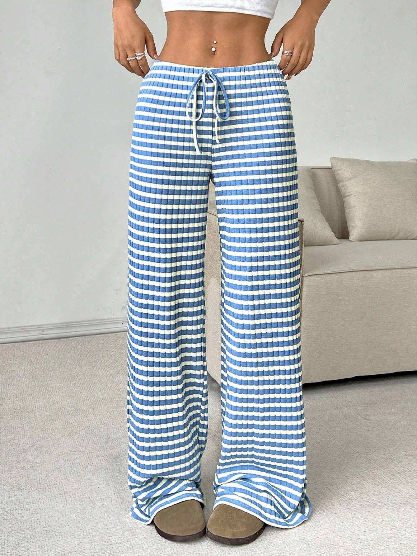 Cozy Stripe Lounge Pants