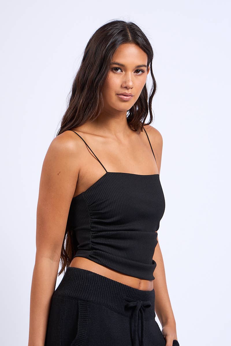 SOLID COLOR SPAGHETTI STRAP