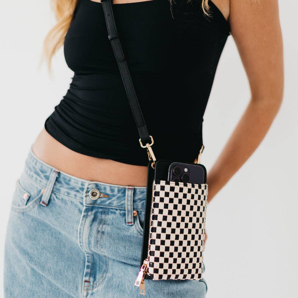 Woven Double Duty Phone Bag