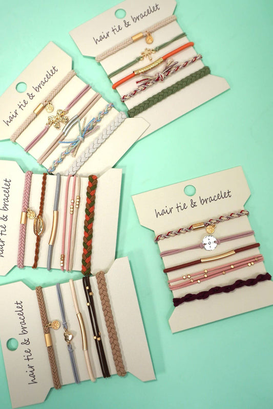 BOHO KNOT BRACELET HAIR TIES