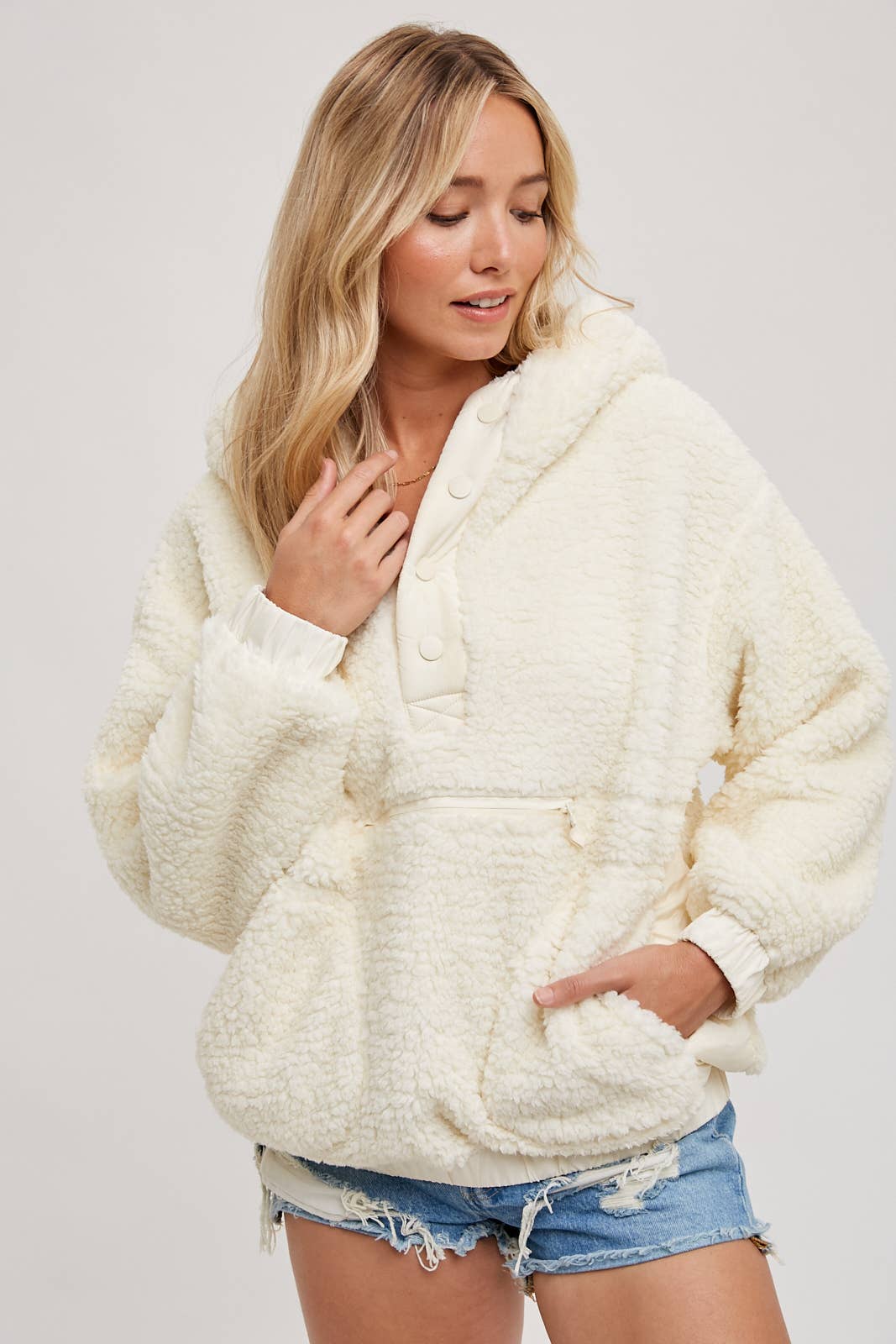 SHERPA HOODIE PULLOVER