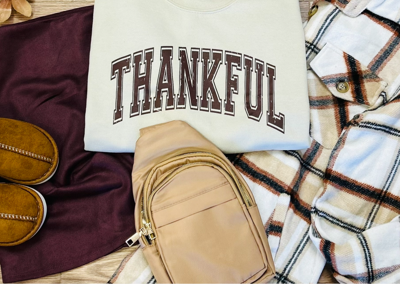 Thankful Graphic Pullover