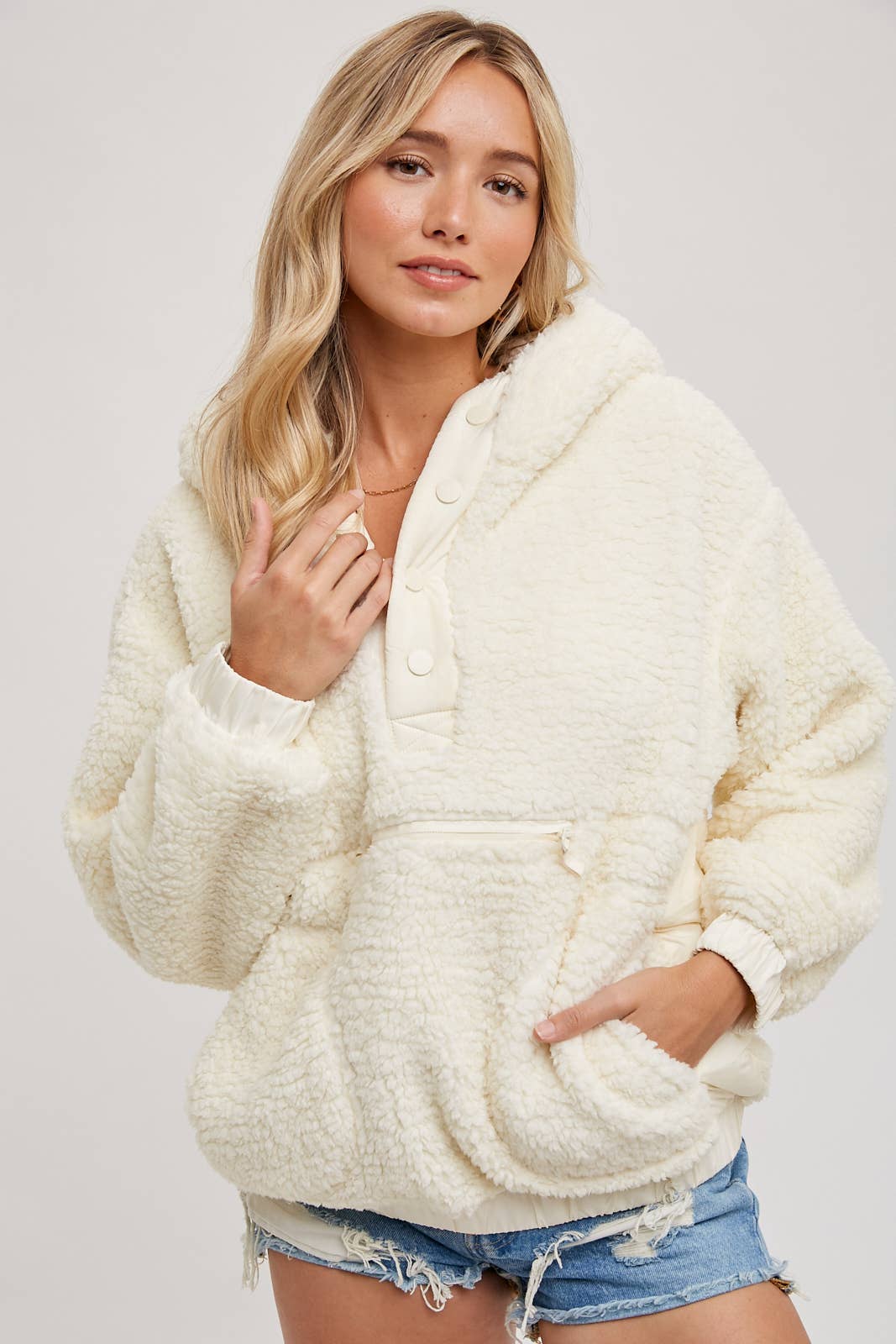 SHERPA HOODIE PULLOVER