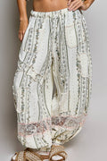 Double Gauze Lace See-Through Patch Woven Pants (PRE🤍ORDER)