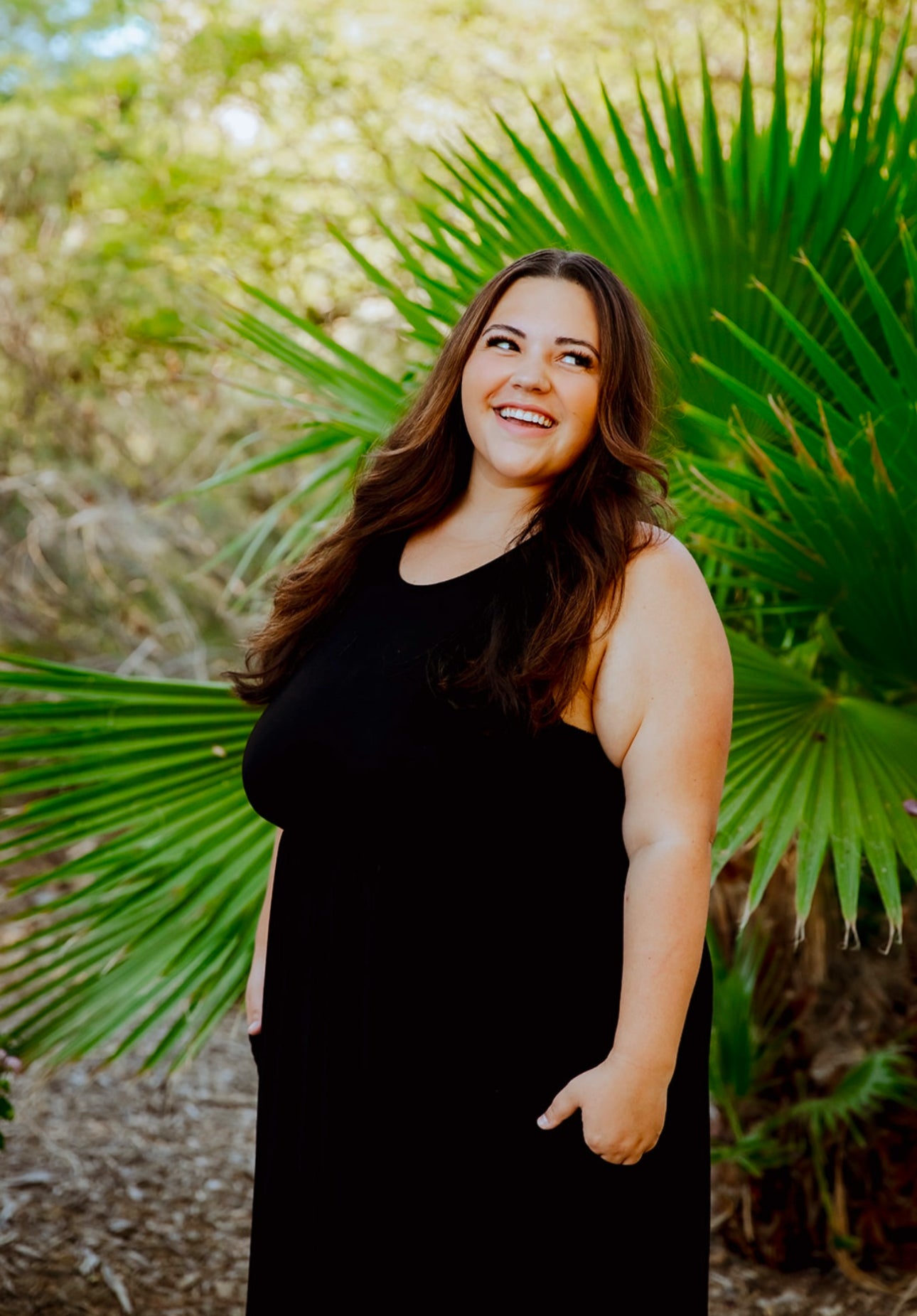 Sleeveless Pleated Maxi Dress W/ Pockets