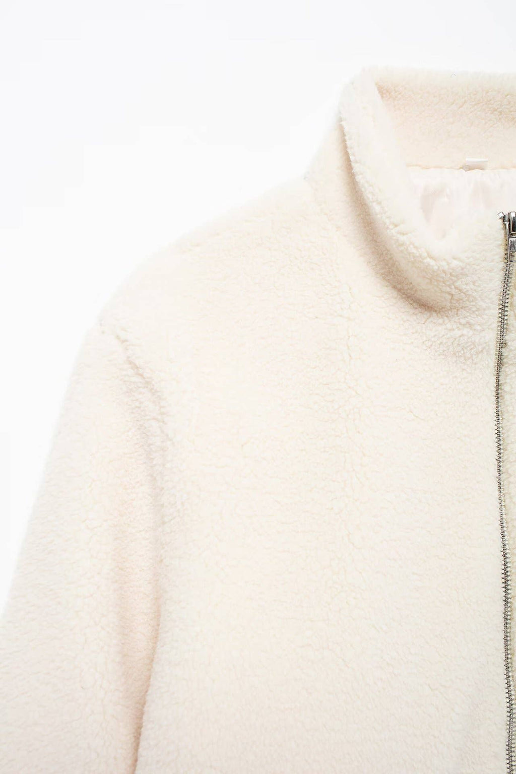 Sherpa fleece Turtleneck Jacket