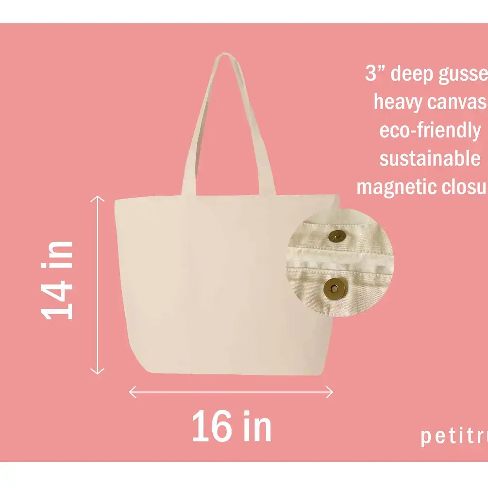 Hello Weekend- Beach Bag Canvas Tote Bag