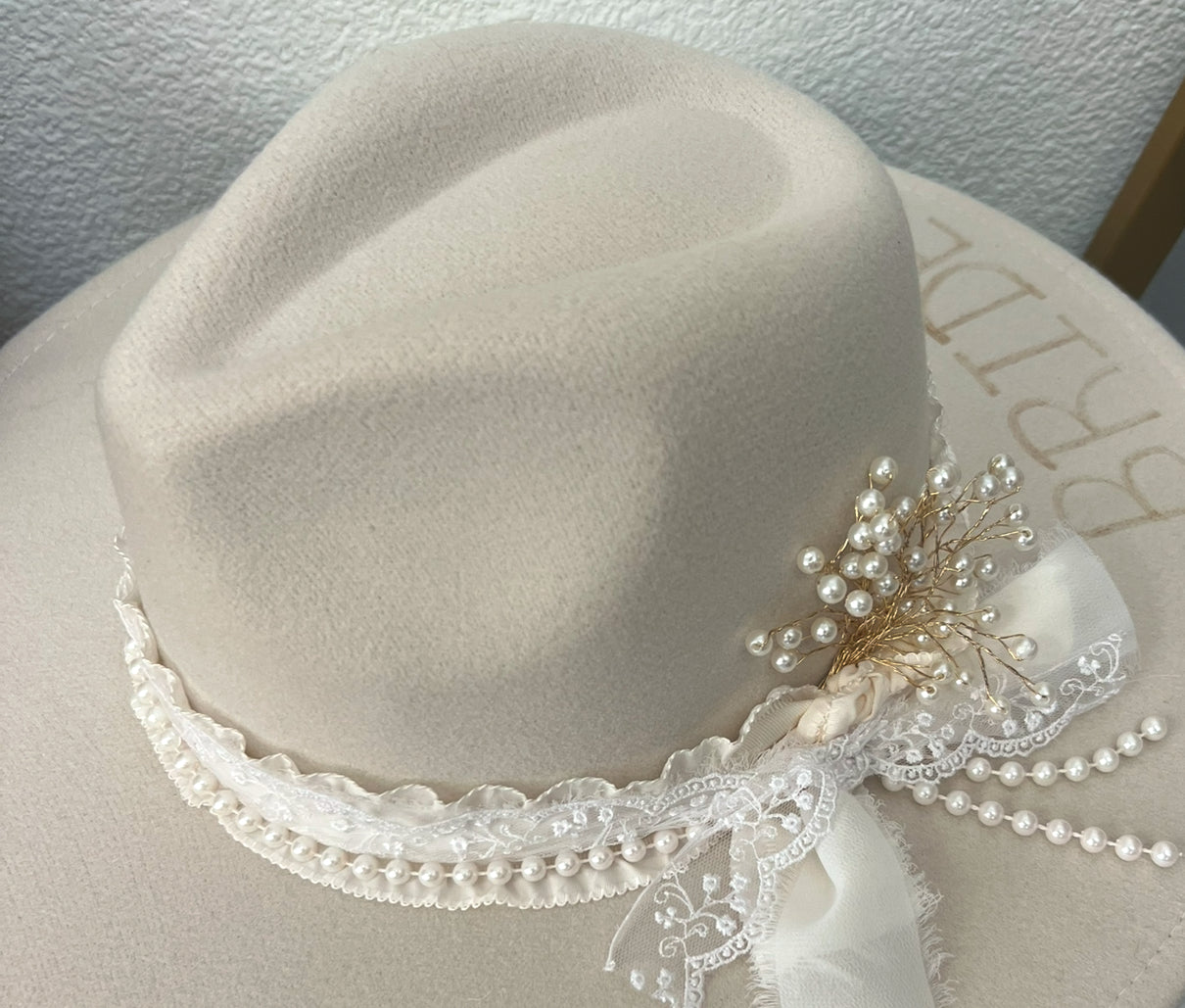 Custom BRIDE Flat Brim Hat