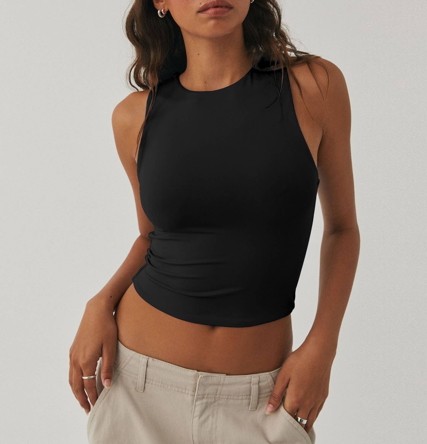 Sleeveless Slim Tank Top