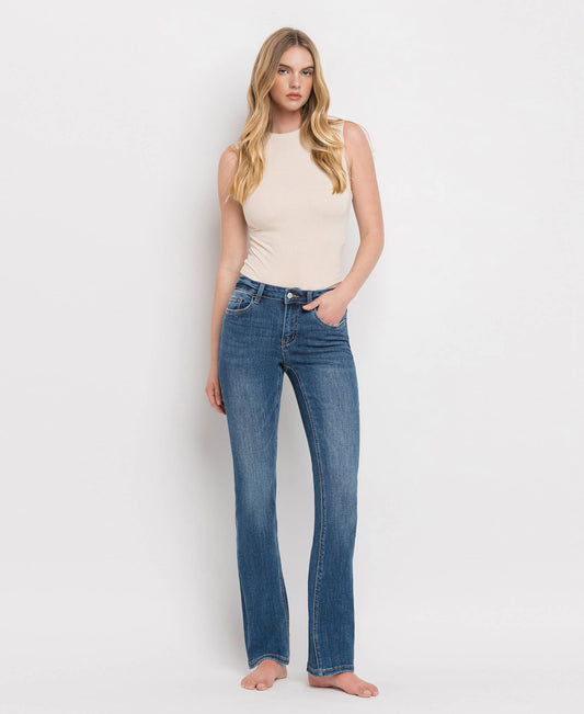 MID RISE BOOTCUT JEANS