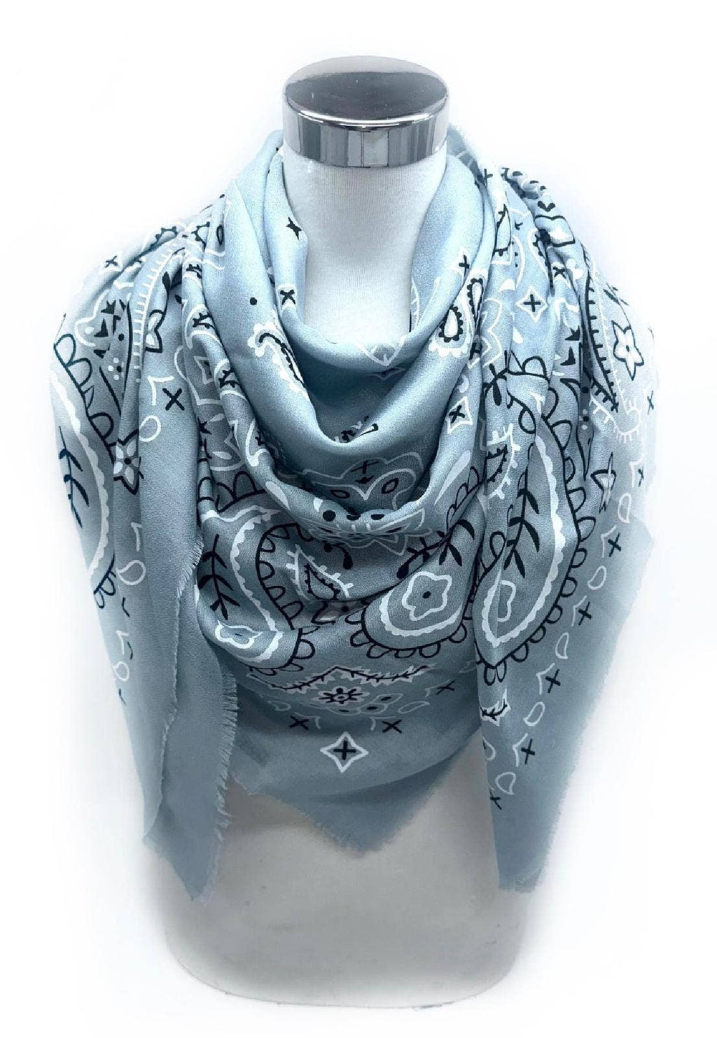 Bandana pattern scarf - Fine material