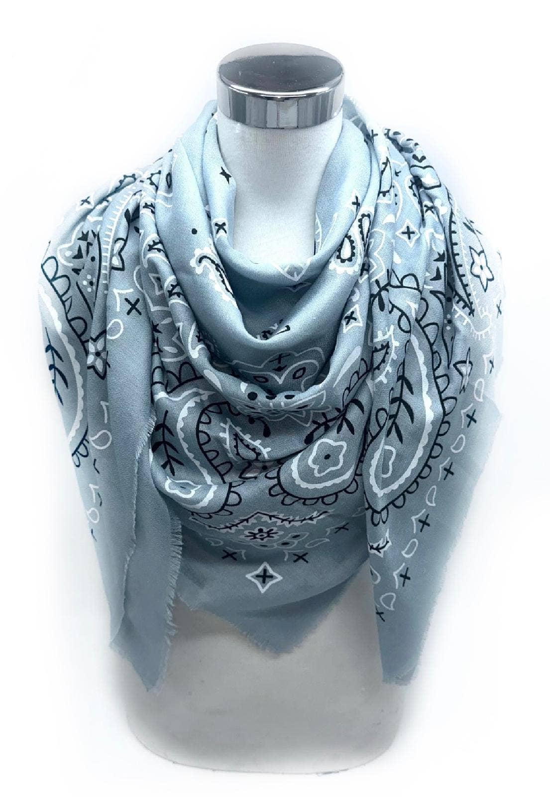 Bandana pattern scarf - Fine material