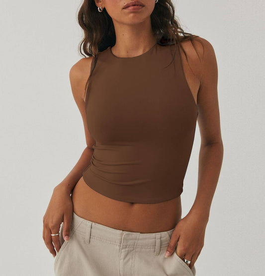 Sleeveless Slim Tank Top