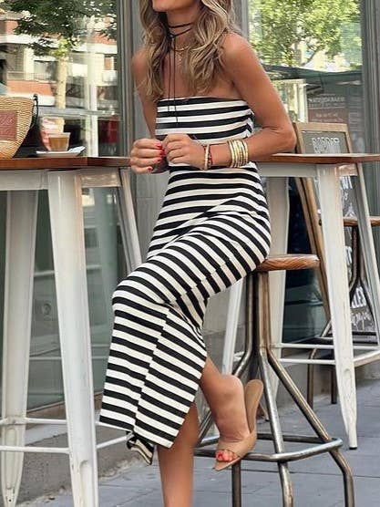 Striped Tube Dress