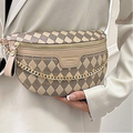 PYRAMID CHECK EVERYDAY HANDBAG