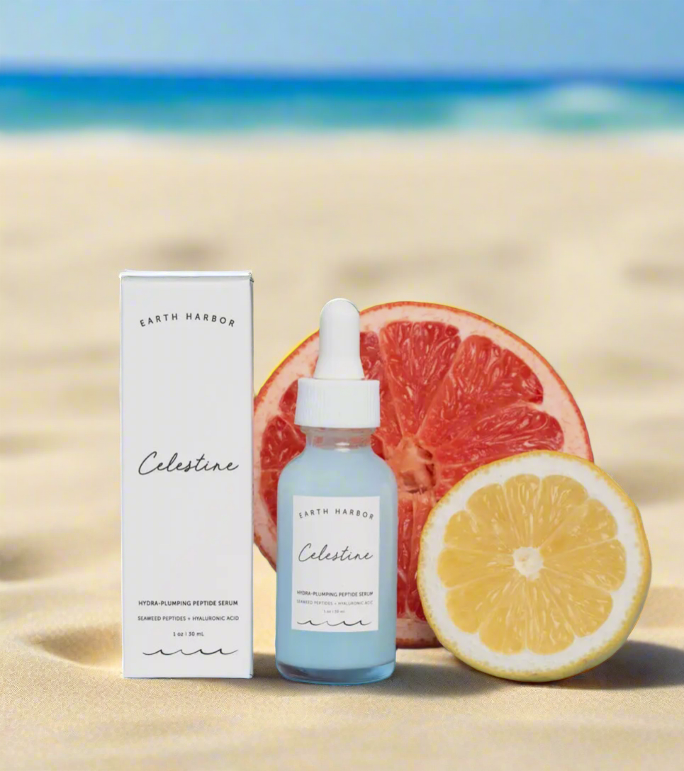 Celestine Plumping Serum: Seaweed Peptides + Hyaluronic Acid - 30ml