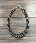 16" Graduated Polish Western Bead 2-Strand Necklace (PRE🤍ORDER)