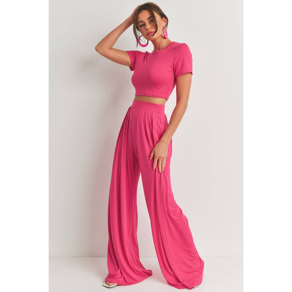 WIDE LEG PALAZZO PANTS