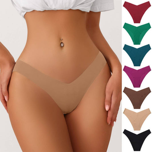 SEAMLESS ICE SILK BREATHABLE TRIANGULAR UNDERWEAR