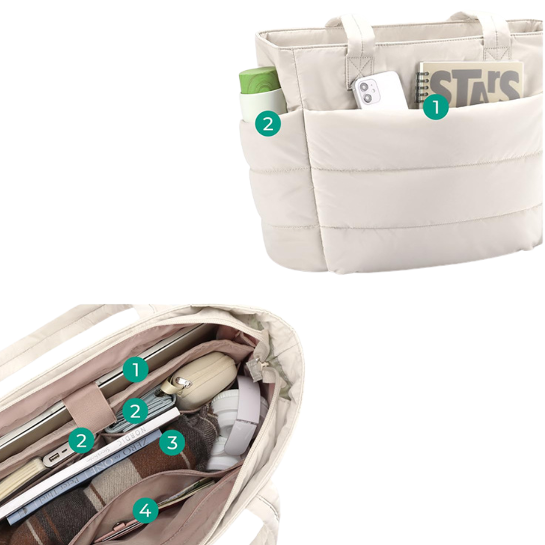 Large-Capacity Multi-Pocket Sports Gym Tote Bag (PRE🤍ORDER)