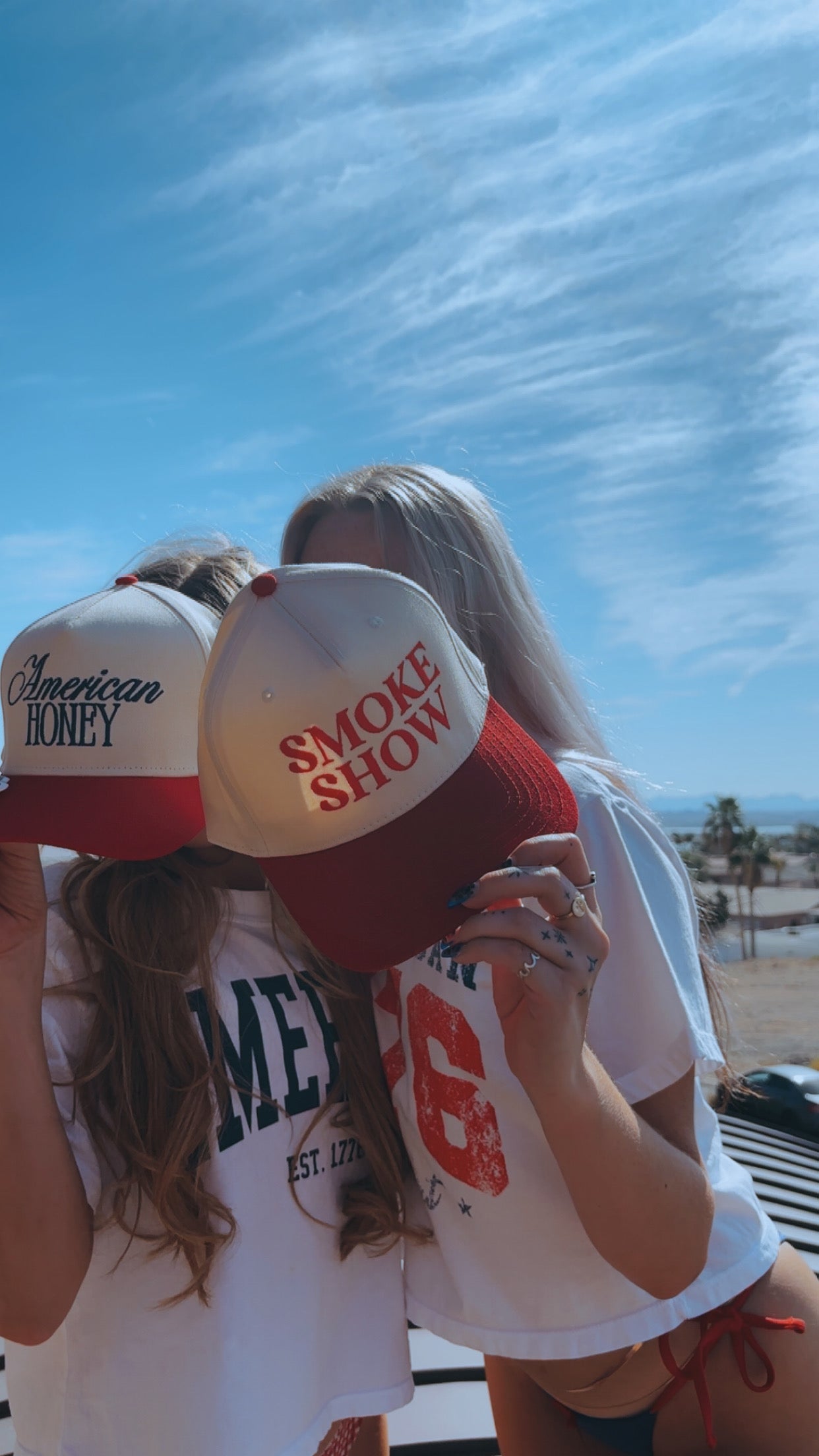 Smoke Show- Embroidered Hat 
