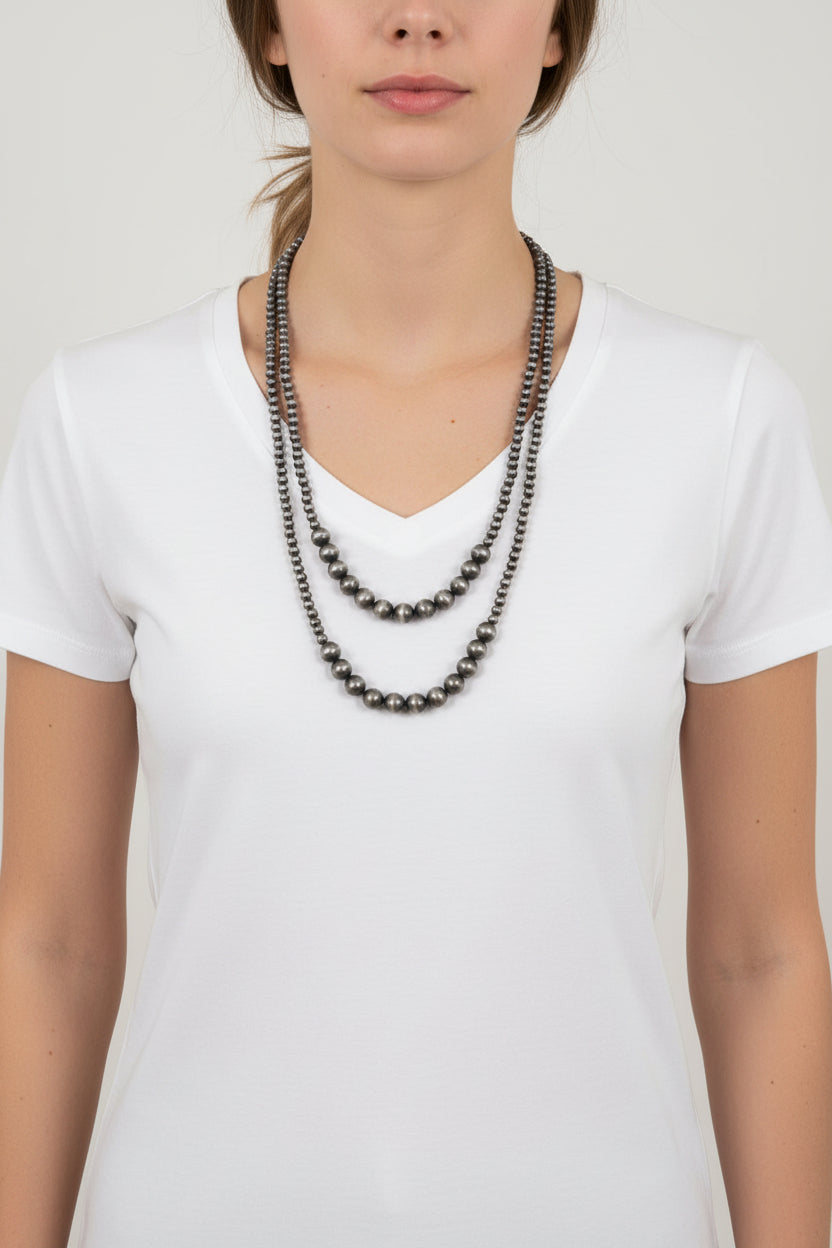24" Western Bead 2-strand Necklace (PRE🤍ORDER)