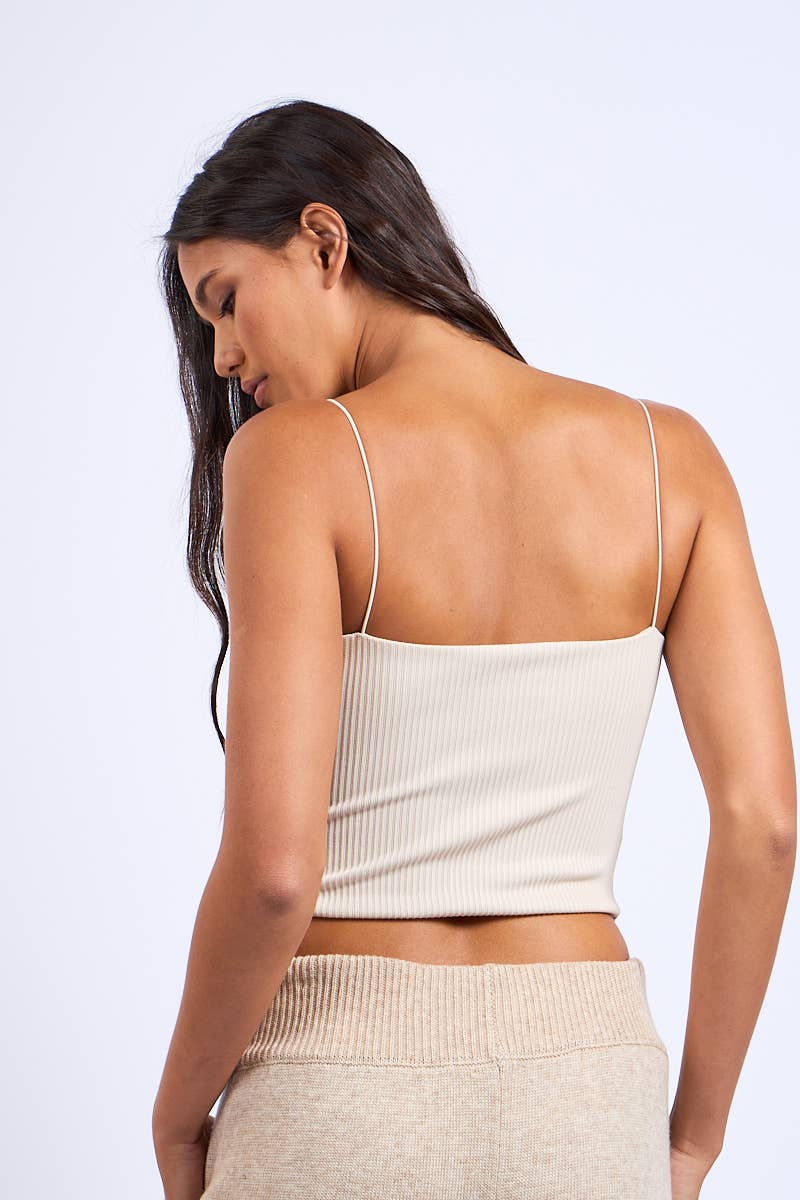 SOLID COLOR SPAGHETTI STRAP