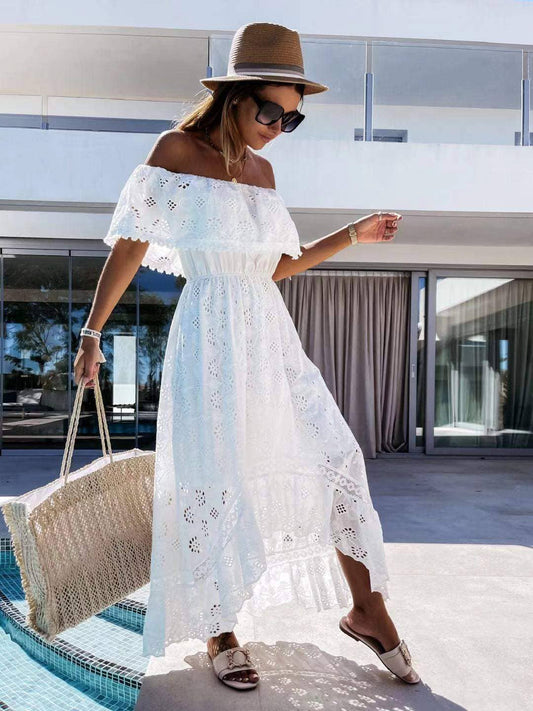Off Shoulder Beach Dress