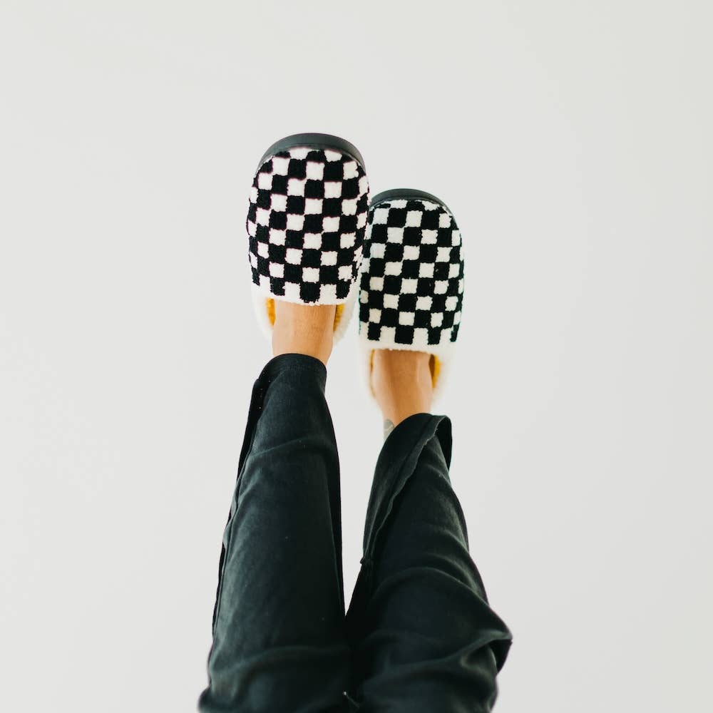 Cure x Beyond Type 1 Checkered Slippers 