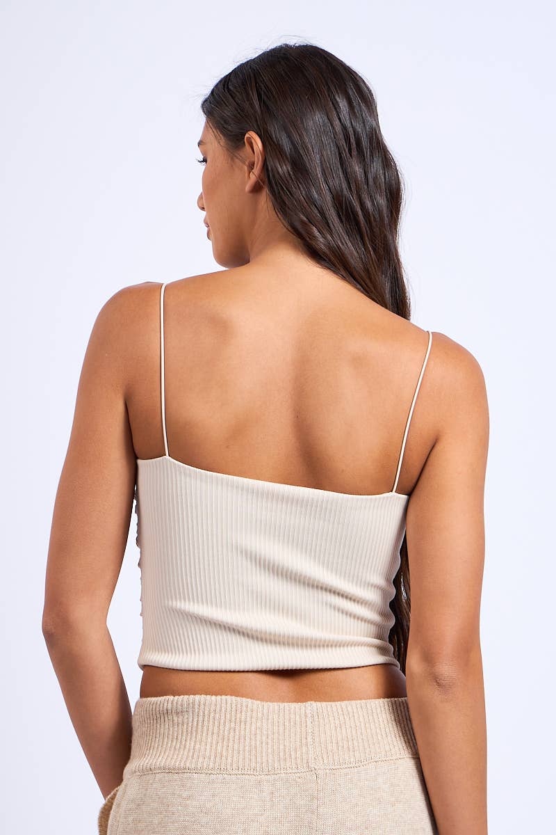 SOLID COLOR SPAGHETTI STRAP