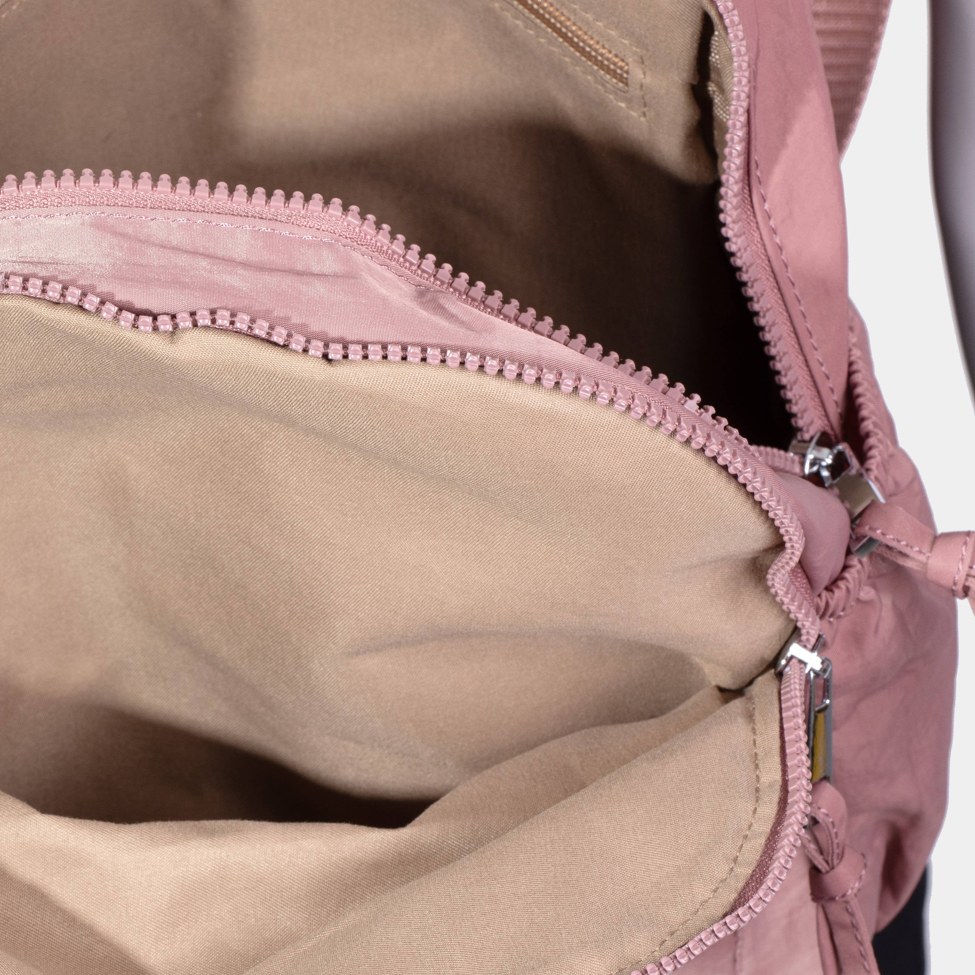 Nylon Multi Zip Backpack