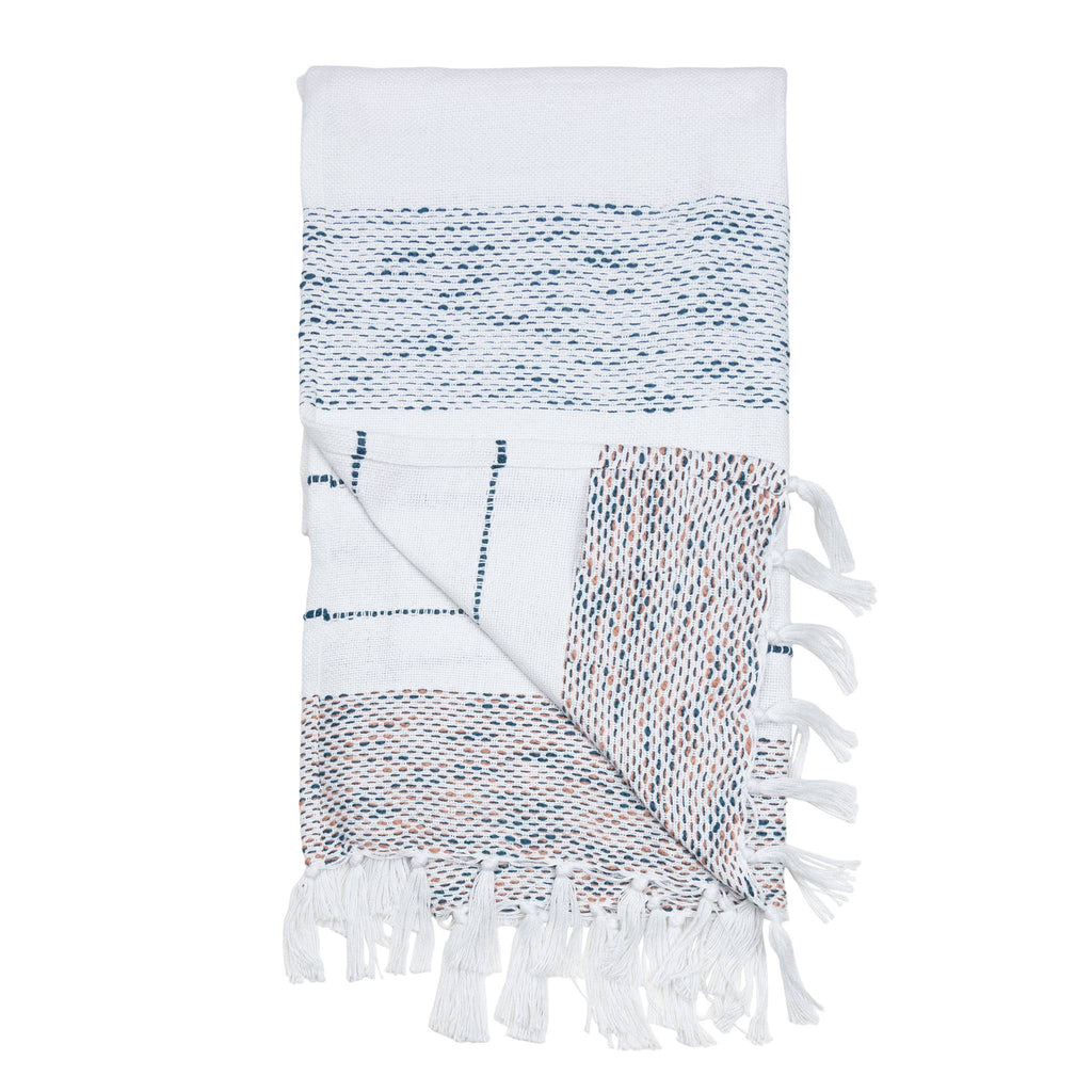 Tylanne 50x70" Indoor/Outdoor Woven Throw Blanket