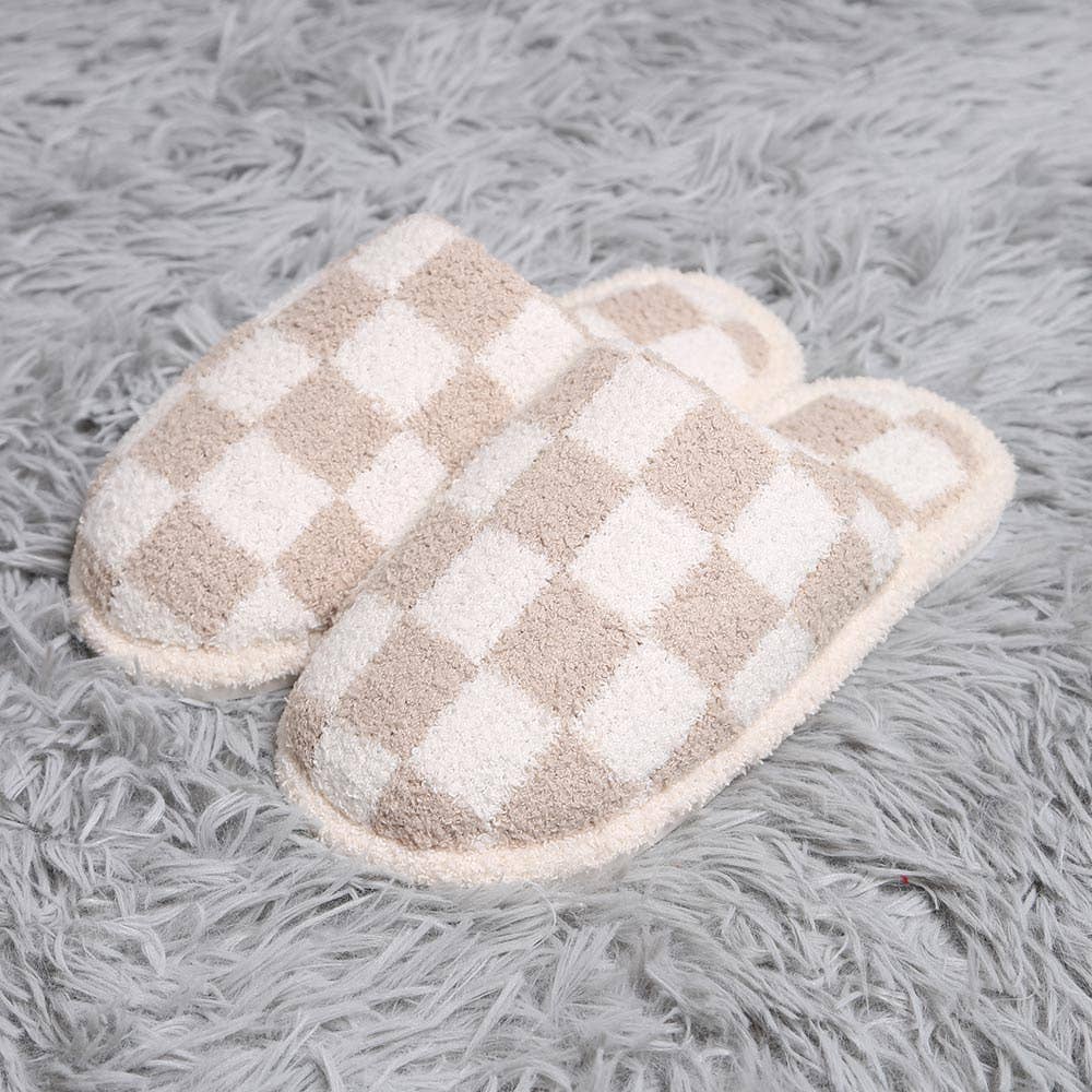 Checkered Slippers