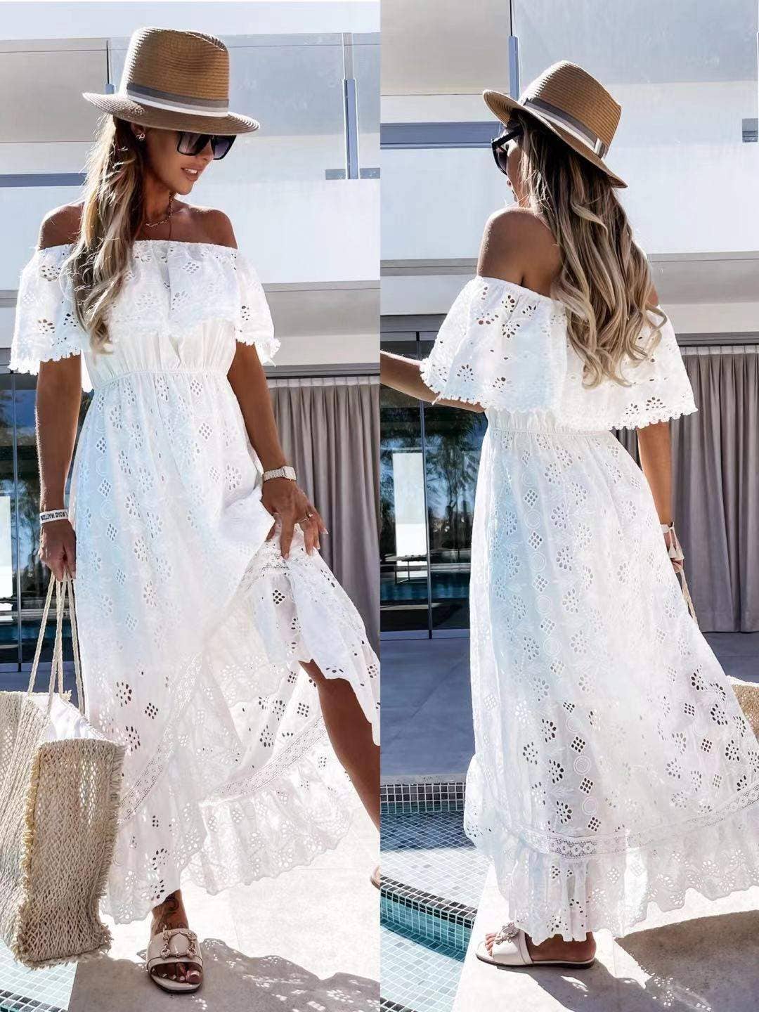 Off Shoulder Beach Dress