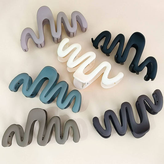 Big wavy hair clips