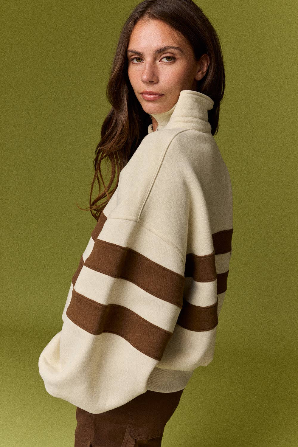 Lottie Stripe Rugby Pullover (PRE🤍ORDER)