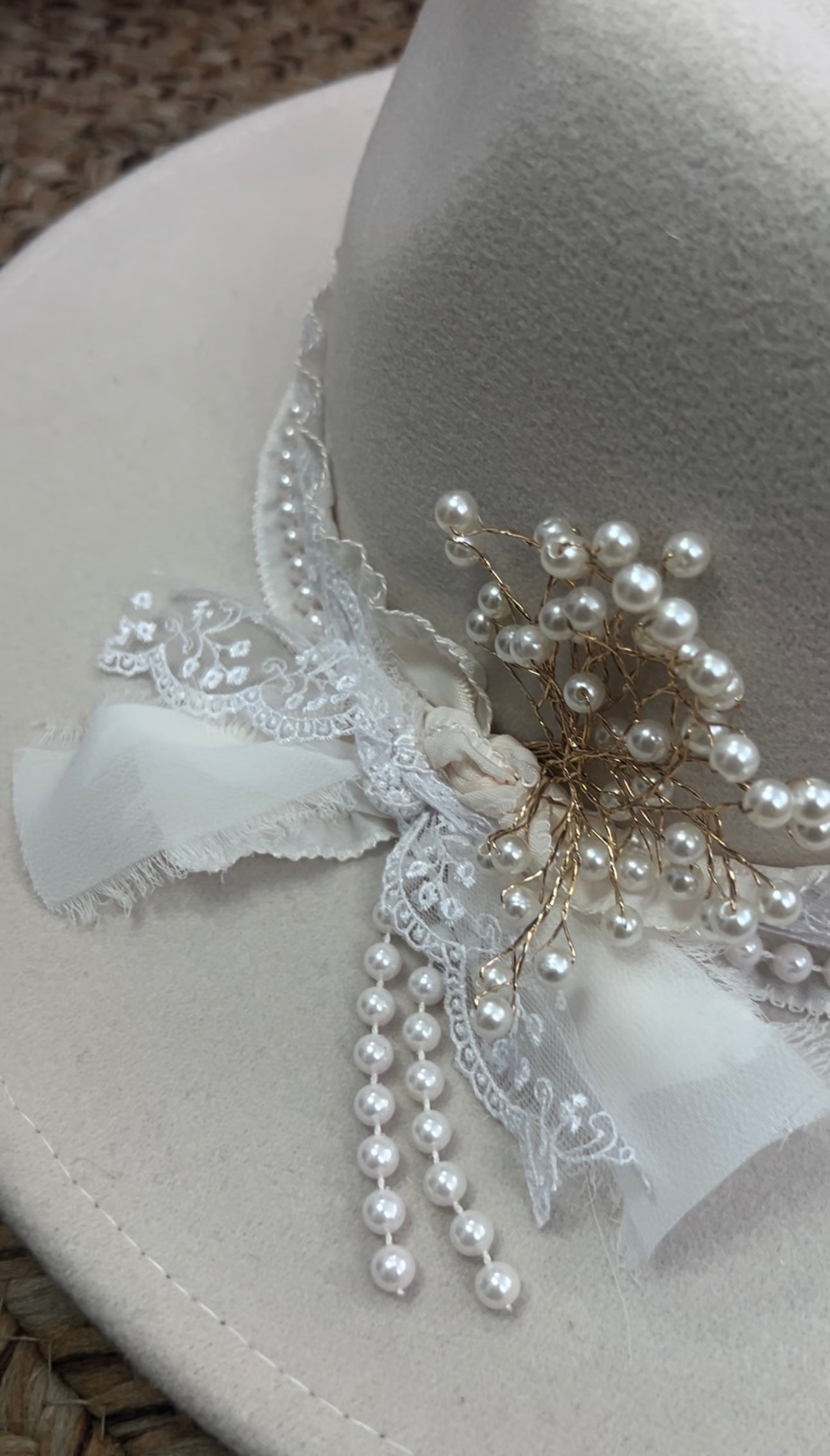 Custom BRIDE Flat Brim Hat