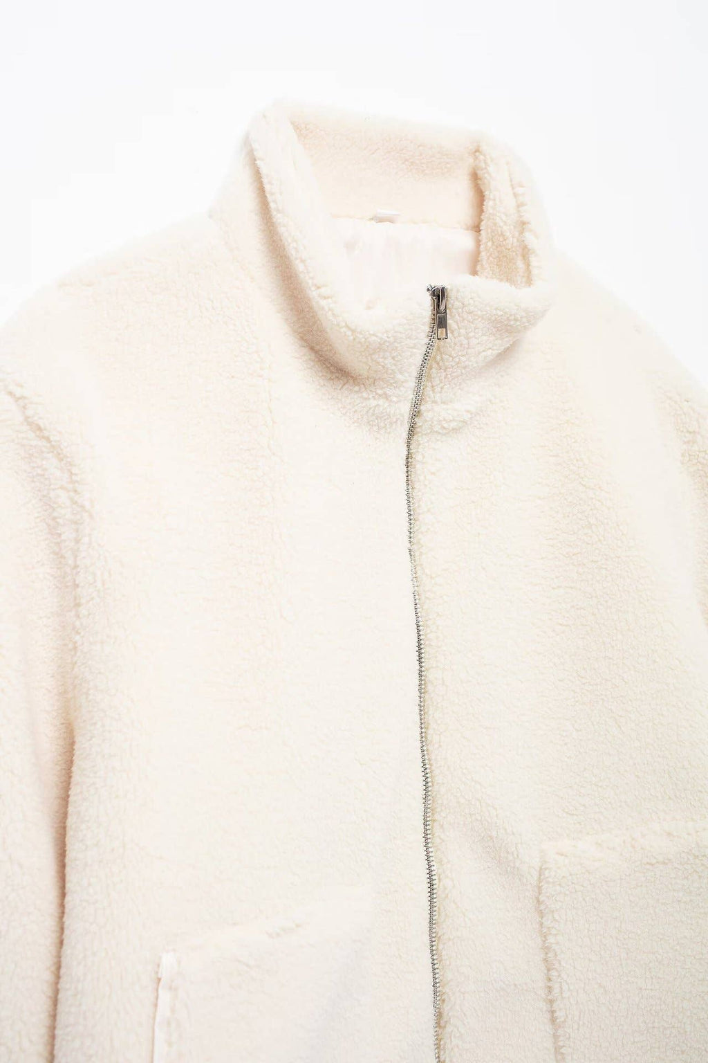 Sherpa fleece Turtleneck Jacket