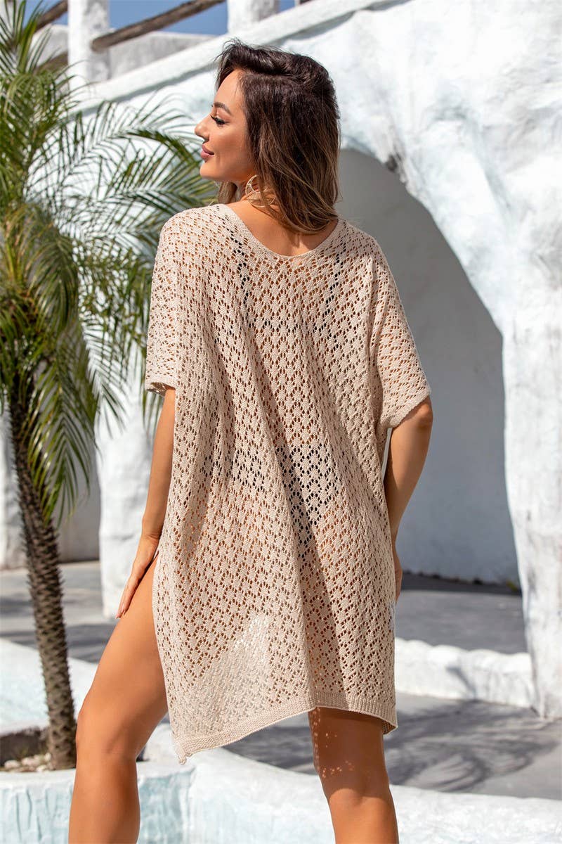 V-NECK BEACH DRESS/TOP