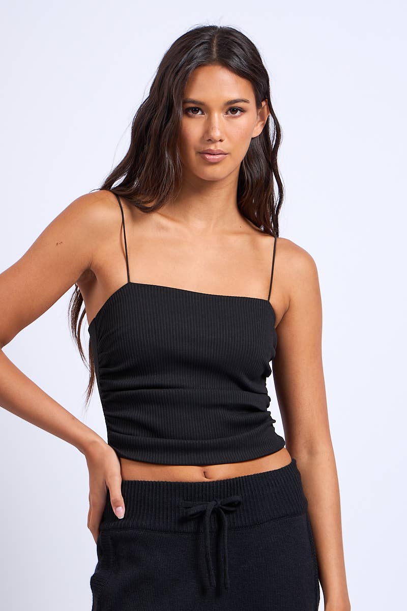 SOLID COLOR SPAGHETTI STRAP