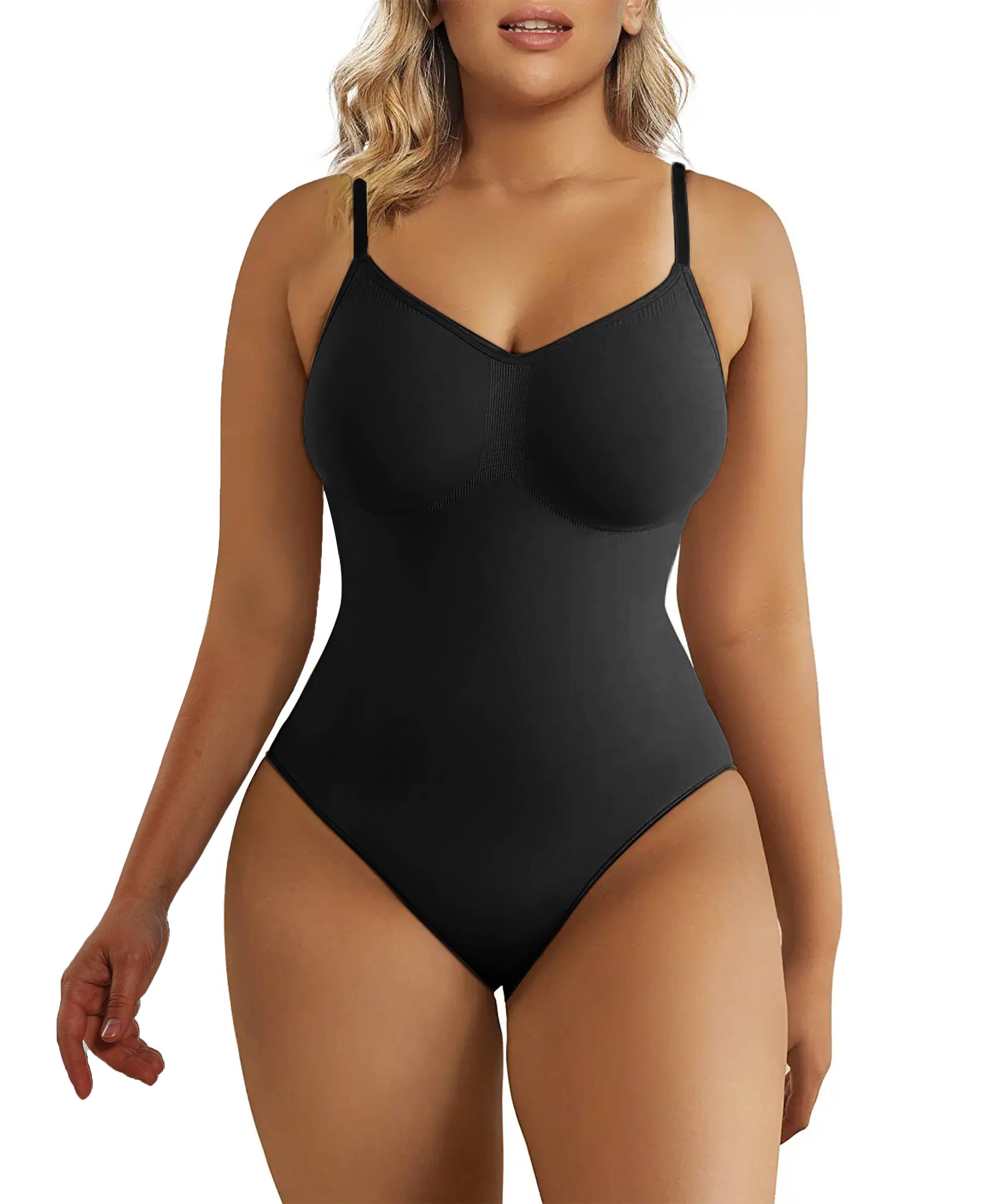 Tummy Control Shapewear  Seamless Thong Bodysuit