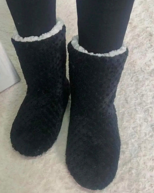 Winter Warmth And Non-Slip Soft Sole Sock Slippers