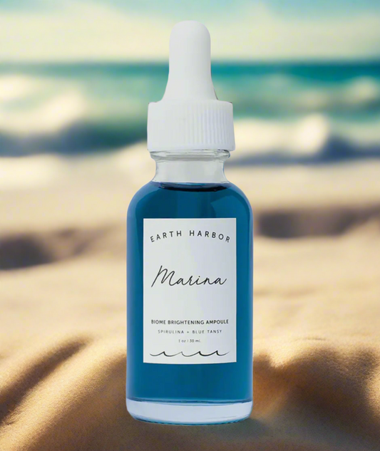 Marina Brightening Elixir: Blue Tansy + Squalane + Spirulina