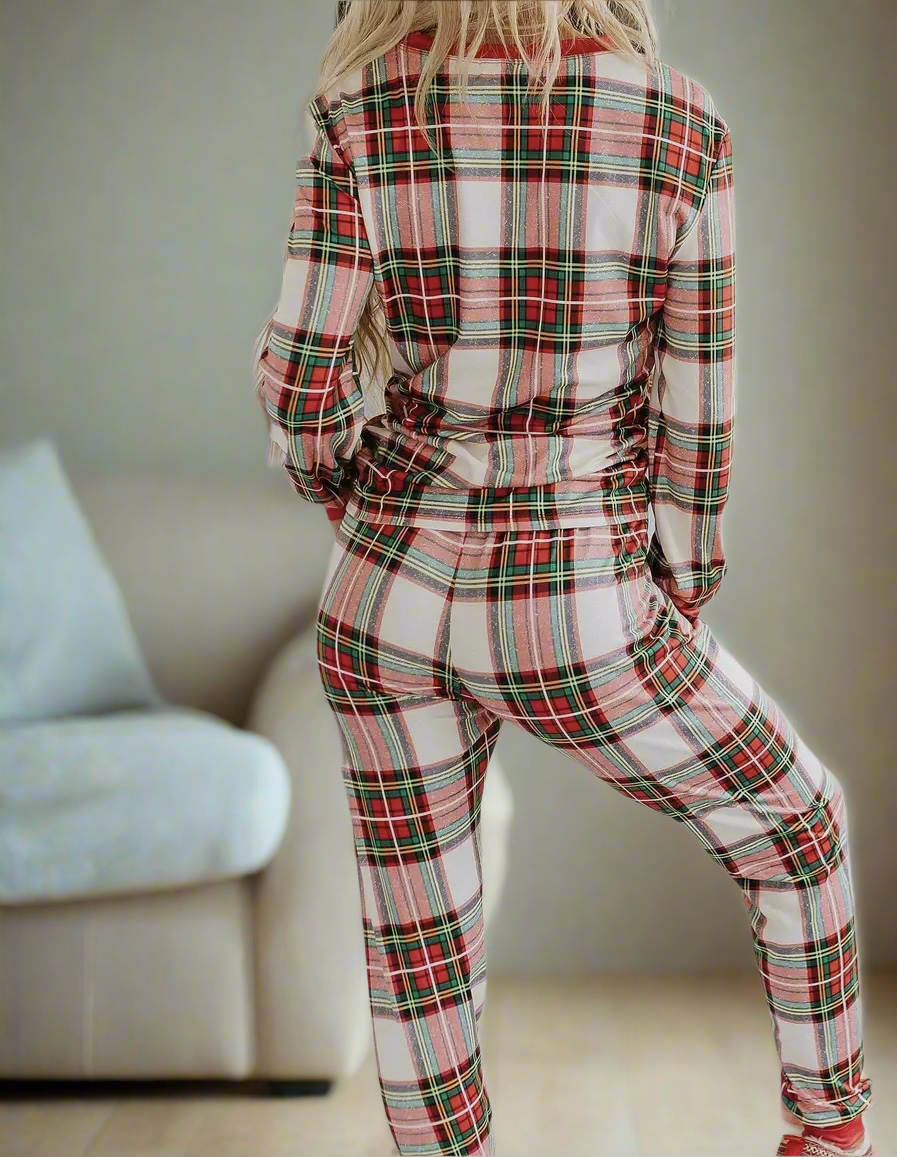 Lucky Plaid Christmas Pajamas